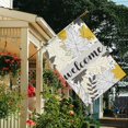thumbnail image 3 of Spring Summer Multicolored Flower Leaves Garden Flag 28x40 Inch Double Side for Outdoor Courtyard Garden Decor Flowers Welcome Holiday Flag for Outside Decoration, 3 of 6