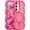 Hot Pink, variant on REQO Magnetic for Samsung Galaxy S26 Ultra Case, Compatible with MagSafe, Transparent Wave Frame Design Case Soft Edge Cover Cute Clear Matte Shockproof Protective Phone Cover