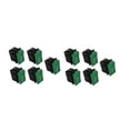 thumbnail image 2 of Rocker On Off SPST Horn Switch 2 Pin Push Button DC 12V 10A/ 24V 5A (Green), 2 of 5
