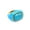 Blue, variant on Mens Womens Stainless Steel Personality Vintage Timeless Multicolor Chunky Gemstone Rings Jewelry Green Synthetic Cat's Eye Stone Size 8