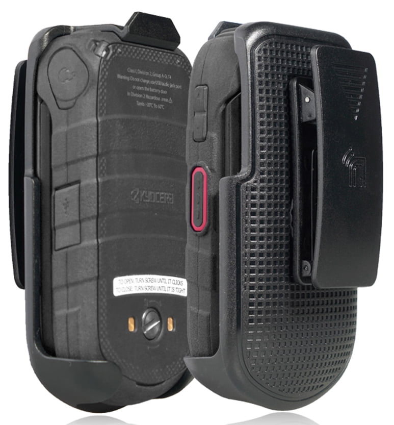 DuraXV LTE Holster, Nakedcellphone Black [Rotating/Ratchet] Belt Clip