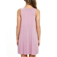 thumbnail image 2 of Uhndy Women Summer Casual Swing T Shirt Dresses Beach Cover up Loose Dress Pink XXXXL, 2 of 4