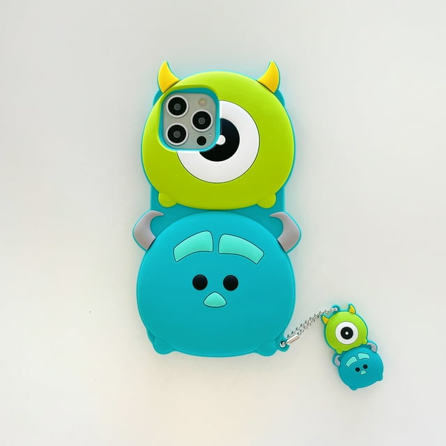 3D Cartoon Disney Patterned Soft Silicone Phone Cases For iPhone 13 Pro Max 12 11 X XR XS Max 7 8 6S 6 Plus Cover With Pendant