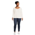 thumbnail image 5 of Terra & Sky Plus Size Sweetheart Rib Top, 2-Pack, 5 of 5