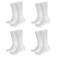 thumbnail image 2 of Nobles Assorted Diabetic Anti Skid/ No Slip Hospital Gripper Socks, Great for adults, men, women. Designed for medical hospital patients but great for everyone (Size 13-15 - 9 Pairs White), 2 of 4