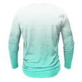 thumbnail image 5 of LODIENY Men's Henley Shirts Classic Casual Tie Dye Gradient Print Basic Workout Tee Shirts Big and Tall Regular Fit Long Sleeve Cotton Button Ombre T Shirts Multicolor#21 M, 5 of 5
