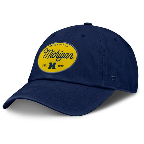 Women's Fanatics Navy Michigan Wolverines Candid Adjustable Hat