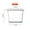 White, variant on Set of 2 Transparent Glass Sealed Jars for Food Storage - Airtight Round Pickle Jars with Lids