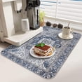 thumbnail image 3 of Dish Drying Mat for Kitchen Counter 2 Pack with Non-Slip Rubber Backing - Heat-Resistant Absorbent Coffee Bar Mat, Dish Rack Mat, Boho Dish Drying Mats 18x24+19.5x12 inch, 3 of 7