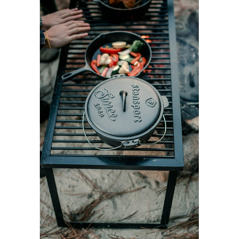 Stansport 6 Pieces Cast Iron Camping Mess Kits 