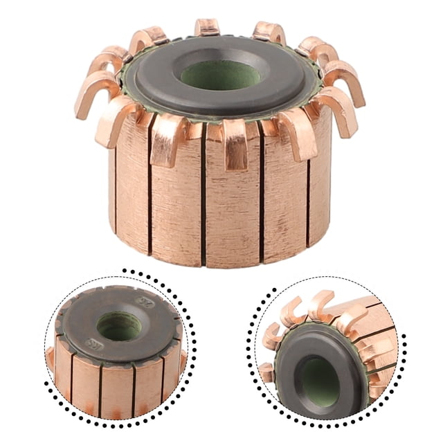 1Pcs 12P Teeth Copper Hook Type Electrical -=Motor -=Commutator -=Chy-3389-12 For Power Tools High-Speed Dc Motors Commutator
