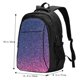 thumbnail image 5 of Easygdp Violet Glitter Mochila para Laptop de Viaje con Puerto USB, Mochila para Laptop con Puerto de Carga USB para Mujeres y Hombres, 5 of 7