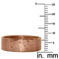 thumbnail image 4 of Precious Stars Solid Copper 8mm Hammered Ring (12), 4 of 5