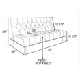 thumbnail image 2 of Convertible Folding Futon Sofa Bed 64", 2 of 3