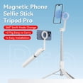 thumbnail image 3 of Ulanzi MG-003 Magnetic Phone Selfie Stick Tripod Pro – 360° Rotating Extendable Tripod with 10m Bluetooth Remote, MagSafe-Compatible Mount, and 7-Section Telescopic Design for iPhone & Android, 3 of 13