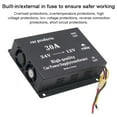 thumbnail image 3 of Tignapoo Convertisseur Haute Capacité 24V à 12V DC-DC, Alimentation 40A Non Isolée, Boîtier en Fer Noir, Design Compact (160x138x42mm), 3 of 6
