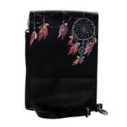 Dreamcatcher Crossbody Bag Purse, Black