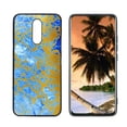 thumbnail image 1 of Compatible with LG Solo LTE Phone Case, Blue-Golden-Marble-30 Case Silicone Protective for Teen Girl Boy Case for LG Solo LTE, 1 of 1