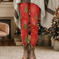 thumbnail image 4 of Dmsael Womens Christmas Joggers Christmas Leggings for Women High Waisted Tummy Control Printed Soft Stretchy Workout Yoga Pants Watermelon Red,S, 4 of 6