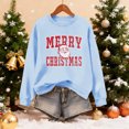 thumbnail image 4 of Edvintorg Sweatshirts for Women Trendy Christmas Printed Loose Casual Lightweight Sweatshirt Fashion Long Sleeve Pullover Tops, 4 of 5