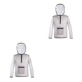 thumbnail image 3 of Naiovety Chaquetas de pesca, abrigo antimosquitos, accesorio de ropa, malla de red, camisa protectora profesional con capucha para exteriores, XXL 2Conjunto, 3 of 6