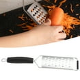thumbnail image 4 of Cheese Grater, Manual Vegetables Shredder with Silicone Thichen Handle for Ginger and Garlic Shredding,Stainless Steel, Easy Grating of Cheese and Vegetables, 4 of 8