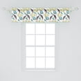 thumbnail image 2 of Ambesonne Parrot Window Valance, Exotic Jungle Birds Branch, 54" X 12", Multicolor, 2 of 3