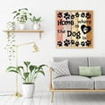 thumbnail image 4 of Cuadros Decorativos 5D DIY redondo diamante pintura perro cruz puntada pedrería bordado pared decoración Tmvgtek embutido en tela, 4 of 9