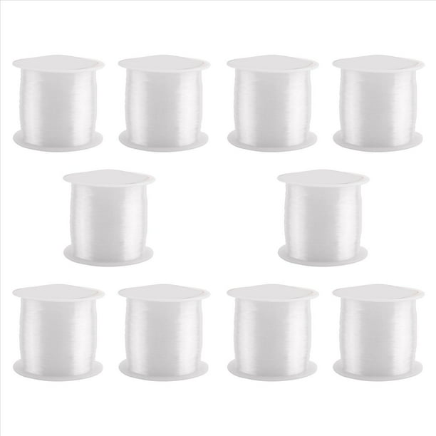 10piezas 0,2 mm Diametro Cuerda de Cuentas Carrete de Pesca Pescar de Nylon