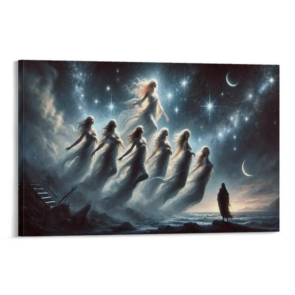 Greek Myths About The Stars Poster Artworks Canvas Poster Room Aesthetic Wall Art Prints Home Modern Decor Gifts 08x12inch(20x30cm)
