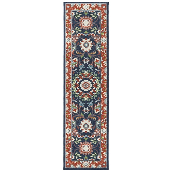 Kaleen Sunice Collection - Tangerine 2'2" x 8' 100% Polypropylene Rug
