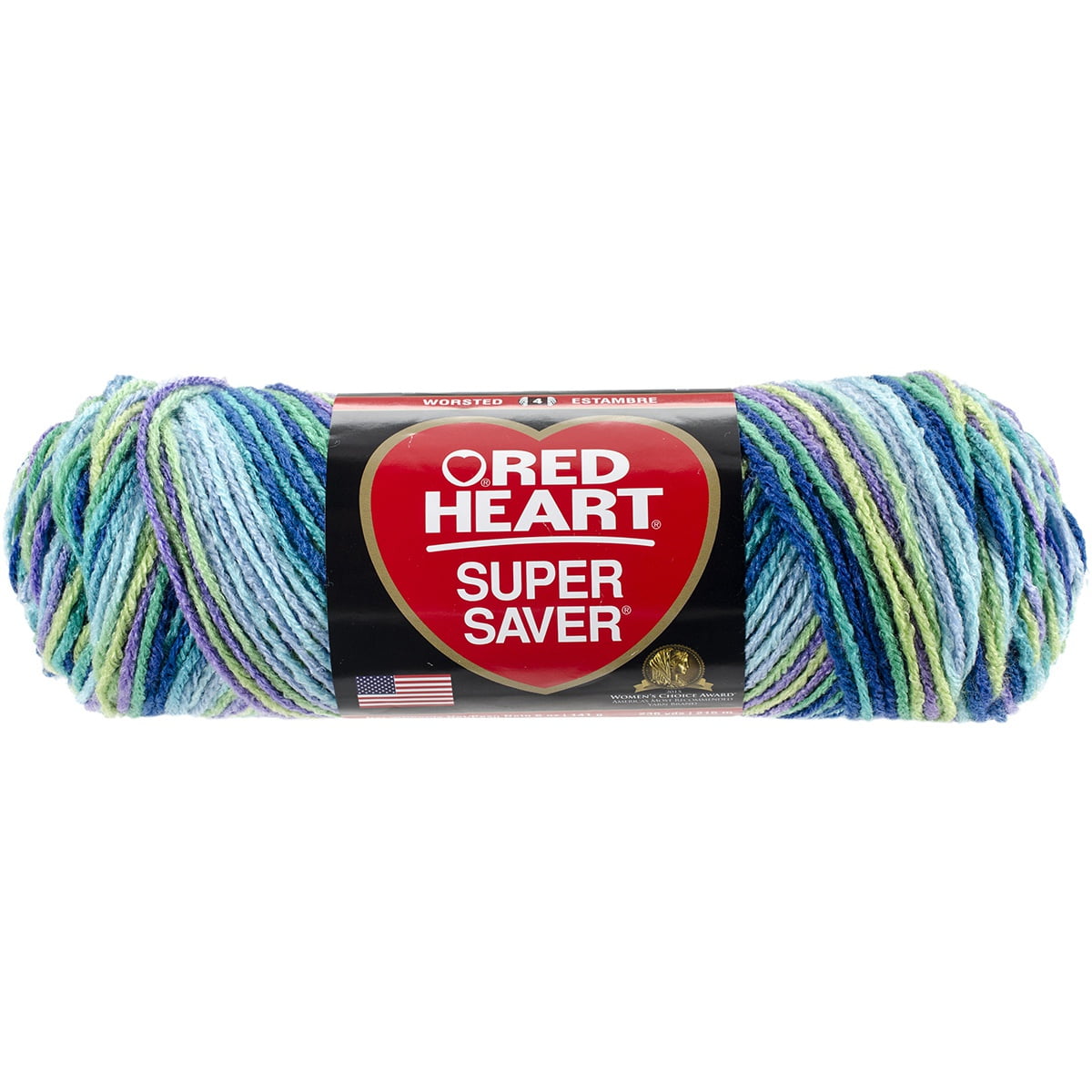 Multipack of 6 - Red Heart Super Saver Yarn-Wildflowers