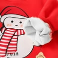 thumbnail image 3 of Vêtements de Sport pour Enfants avec Imprimé Lettres Décontracté, Épais, Chaud, Col Rond, 3 of 6