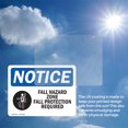 thumbnail image 6 of (2 Pack) Fall Hazard Zone Fall Protection Sign, 6 of 7