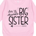 thumbnail image 3 of Inktastic I'm the Awesome Big Sister Toddler Sweatshirt, 3 of 4