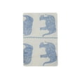 thumbnail image 4 of Melange Home 400 Thread Count Elephants Embroidered Sheet Set - 4 Color Navy - California King, 4 of 5