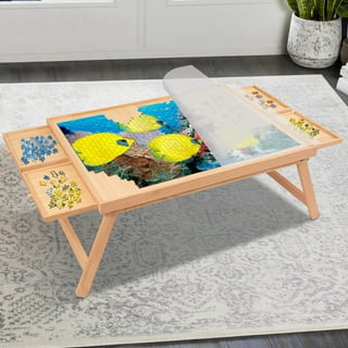 Jumbo Size: 34×26 for Maximum 1500 Pieces Puzzles, Puzzle Board, Puzzle  Table, Puzzle Tables for Adults, Puzzle Boards and Storage, Jigsaw Puzzle
