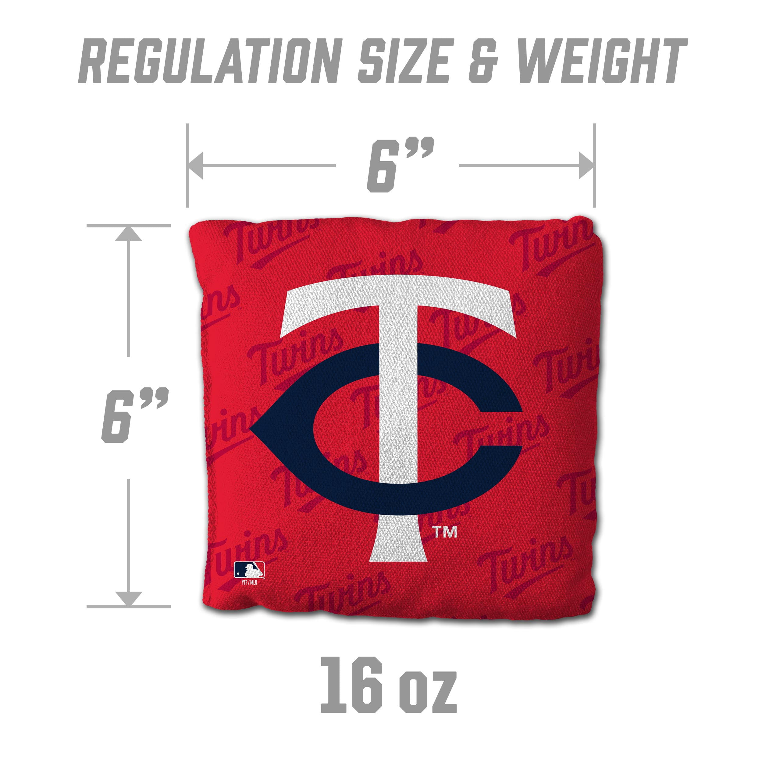 MLB Minnesota Twins Cornhole Bags - 4PK - Red