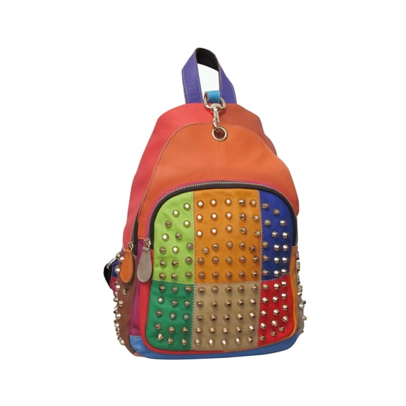 Borka Leather Backpack - Multi