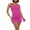 Hot Pink A2, variant on Womens Sleeveless Solid Summer Back Zipper Airy Lightweight Mini Dresses