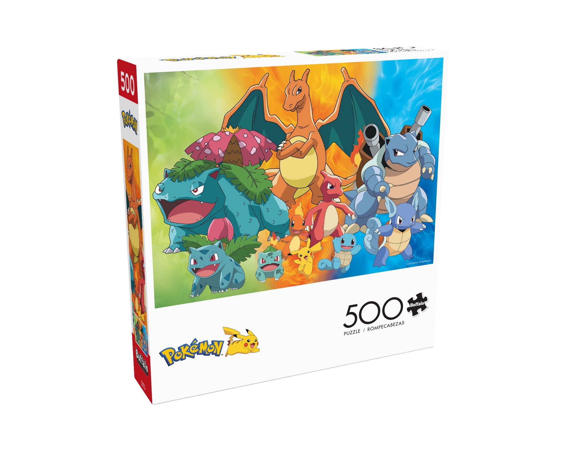 Buffalo Games 500-Piece Pokémon Kanto Region Evolutions Interlocking Jigsaw Puzzle