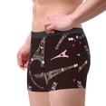 thumbnail image 2 of Balery Eiffel Tower Calzoncillos bóxer para hombre, ropa interior de algodón suave y transpirable con cinturilla de nailon-XX-Large, 2 of 5