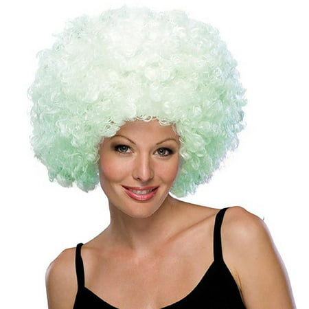 Afro Glow In The Dark Huge Size Adult Disco Costume Party Wig