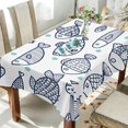 thumbnail image 4 of GZHJMY Fish Tablecloth, Rectangle Waterproof Washable Polyester Table Cover for Picnic Dinner Holiday Party Decor, 60 x 120 Inch, 4 of 7