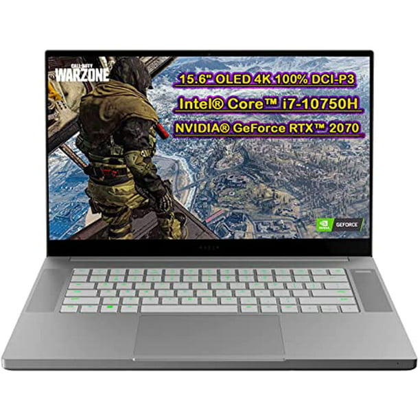 Razer Blade 15 Base Gaming Laptop, Core i7-10750H, NVIDIA RTX 2070 Max-Q, 15.6" 4K 32GB RAM, 2048GB SSD, Chroma R, Thunderbolt 3, Bluetooth, programmable Keyboard, Windows10 -
