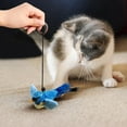 thumbnail image 6 of Cat Toy under $5! Xqxayjr Feather Teaser Cat Toy, Interactive Kitten Chew Stick with Bird Design, Boredom Relief Pet Supplies, Self-Entertainment Toy for Cats, Fun and Safe, 6 of 8