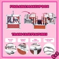 thumbnail image 4 of Set de maquillaje cosmético Townley Girl Hello Kitty con funda de tren, 4 of 5
