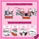 thumbnail image 4 of Set de maquillaje cosmético Townley Girl Hello Kitty con funda de tren, 4 of 5