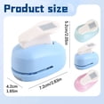 thumbnail image 3 of Stamp Punch, Rectangular Paper Punch for Stamps Shape, Lever Paper Punch for Crafting, Hole Puncher for Scrapbooking Card Making, 3 of 9