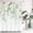Lime Green Leaves, variant on Green Eucalyptus Shower Curtain, Watercolor Leaves on The Top Plant with Floral Bathroom Decoration Shower Curtain Sets 72x72 Inch with Hooks